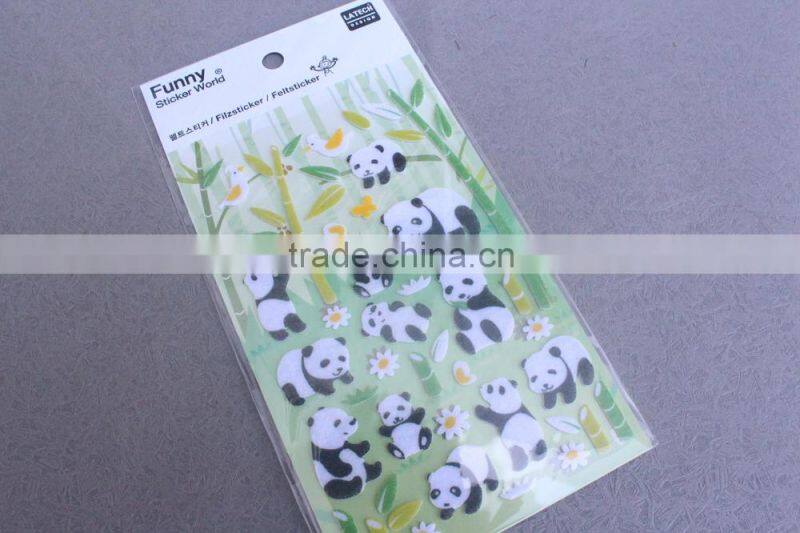 Custom 3D Felt Fabric Sticker