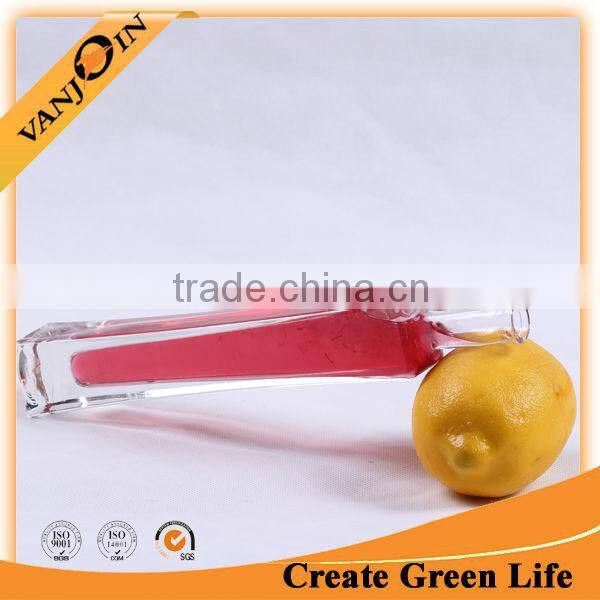 Custom square shaped fancy glass wine bottle