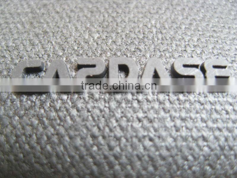 3d famous brand luggage plastic logo