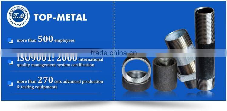 stainless steel long both end full thread nipple