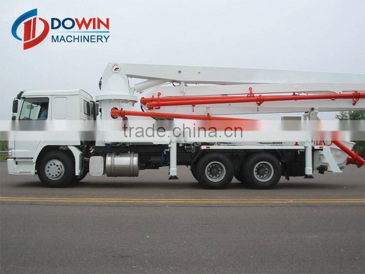 24m Dongfeng chasis truck mounted concrete placing boom mobile concrete pump placing boom concrete
