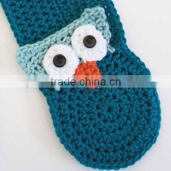 crochet lovely animal pattern baby scarf