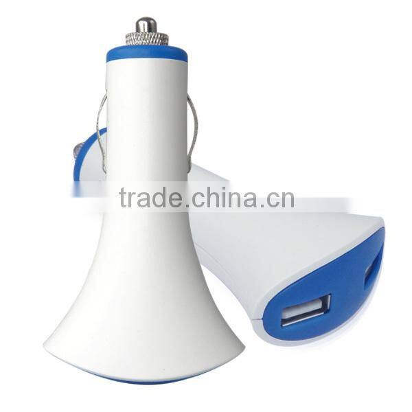 5V 2.1A fan shape design usb batteries charger for iphone 5