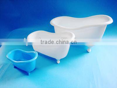 PS mini bathtub, plastic mini bathtub for packing bath product,