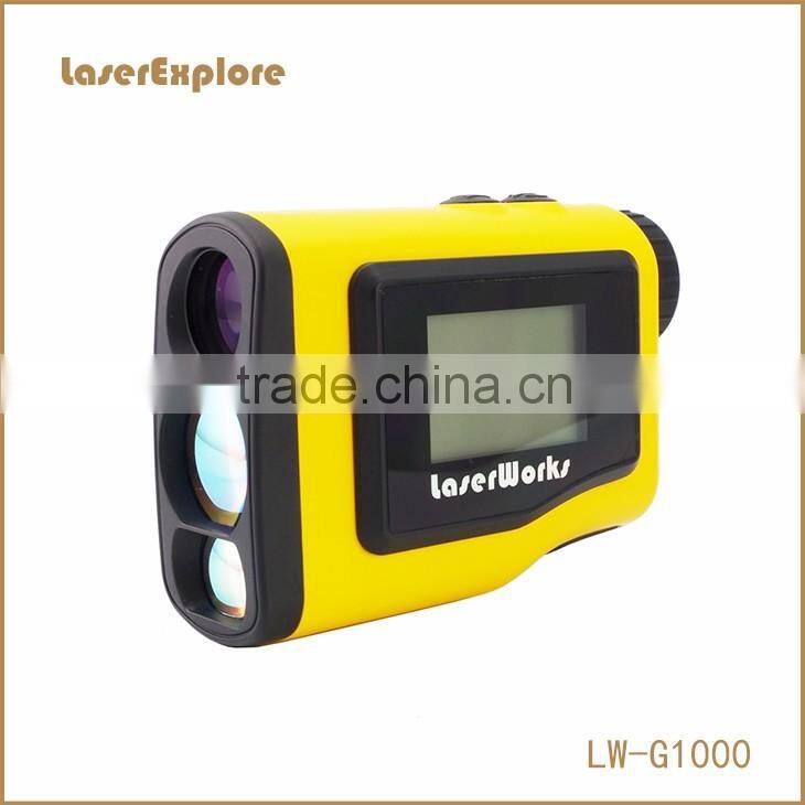 Laser explore 1000m waterproof digital laser rangefinder golf rangefinder w/LCD screen