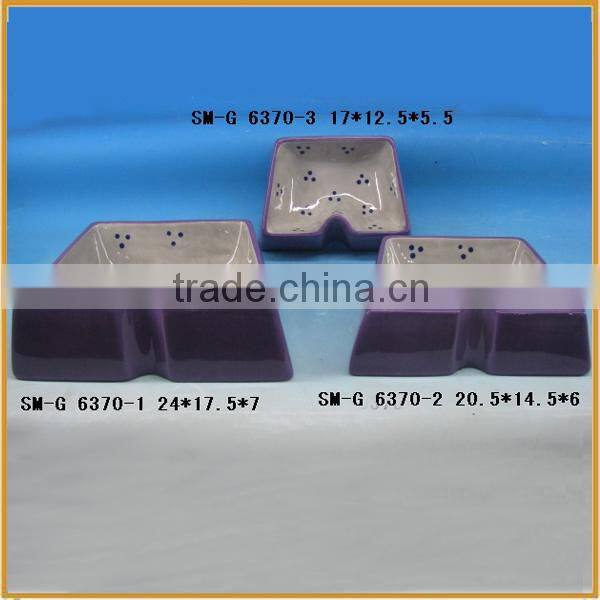 new design ceramic pet bowl dog bowl feeder for the pet