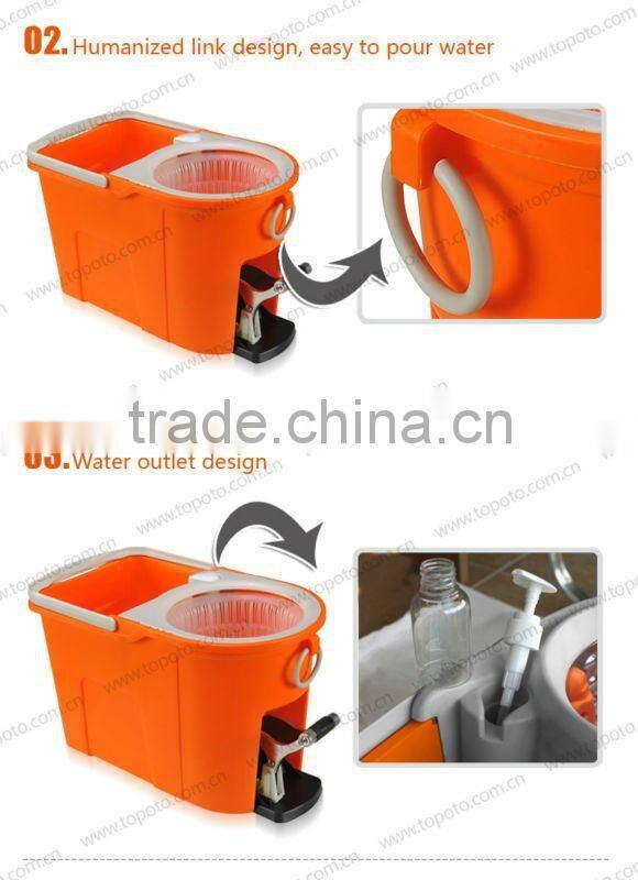 360 magic mop easy cleaning mop with bucket popular in Thailand