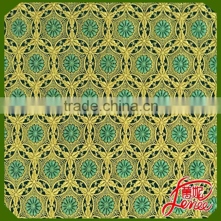 POPULAR GARMENT CHOICE REASONABLE PRICE CHEMICAL EMBROIDERY FABRIC