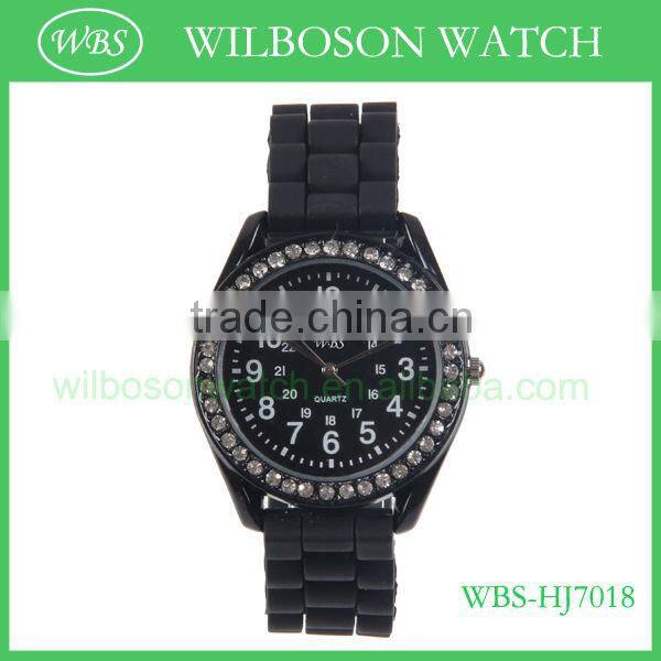 Quartz watch sr626sw lady silicone jelly watch