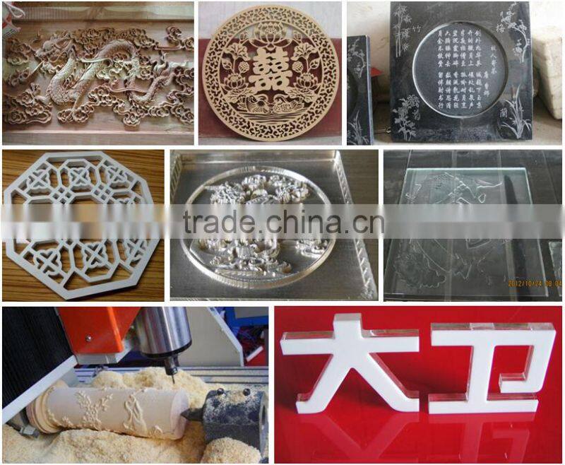 Wood and stone 3d carving cnc router for sign making