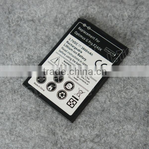 For LG Optimus G Pro / F240K Battery 3800mAh Li-ion Battery