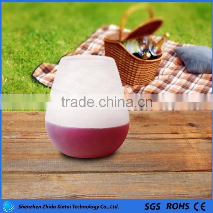 Portable Unbreakable Stemless Reusable Silicone Wine Glasses/Cups