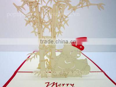 Viet Nam Pedicab 3d greeting card