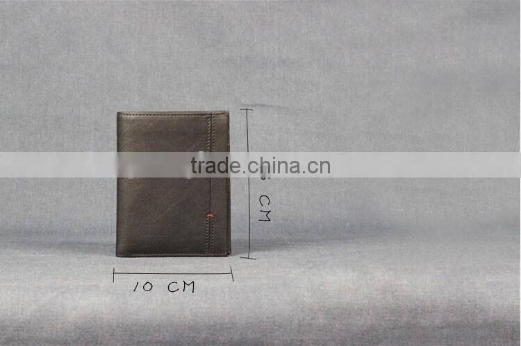 Short Wallet With Weatern Style,Two Folded Of Genuine Leather Wallet,Soft Leather