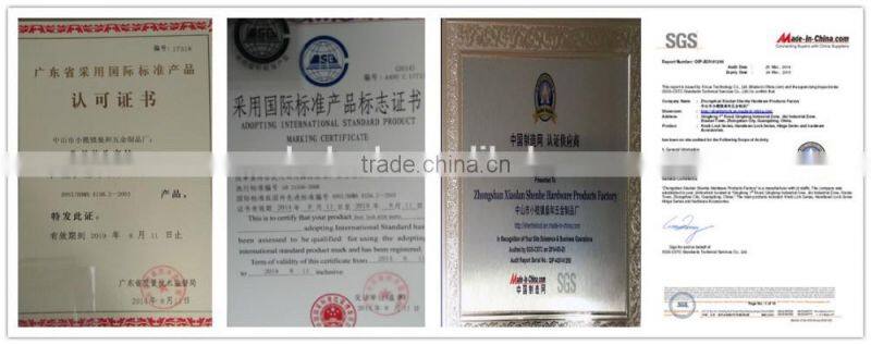 American style keyed zinc alloy door lever handles locks door handle