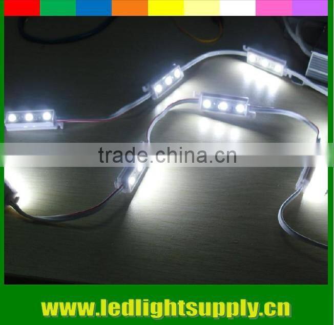 best selling 2801 2813 3014 5056 5630 5050 SMD Waterproof LED Module made in china 3leds/pcs