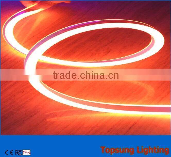 Pretty Double-sided orange ultra thin led neon flex for decoration