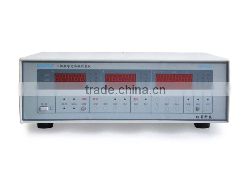 Three phase digital power meter