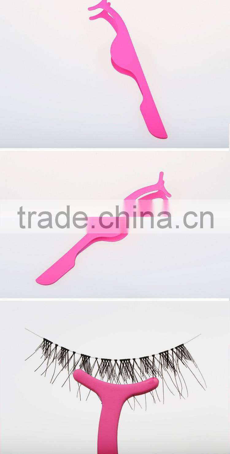 Fashionable Stainless Steel False Eyelash Applicator eyelash extension tweezers