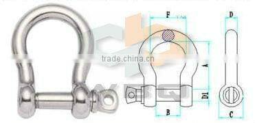 European Type Large Dee Shackle