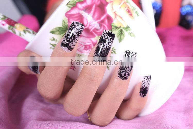 Custom nail art stamping plates,nail sticker printing paper,wedding lace white nail wrap