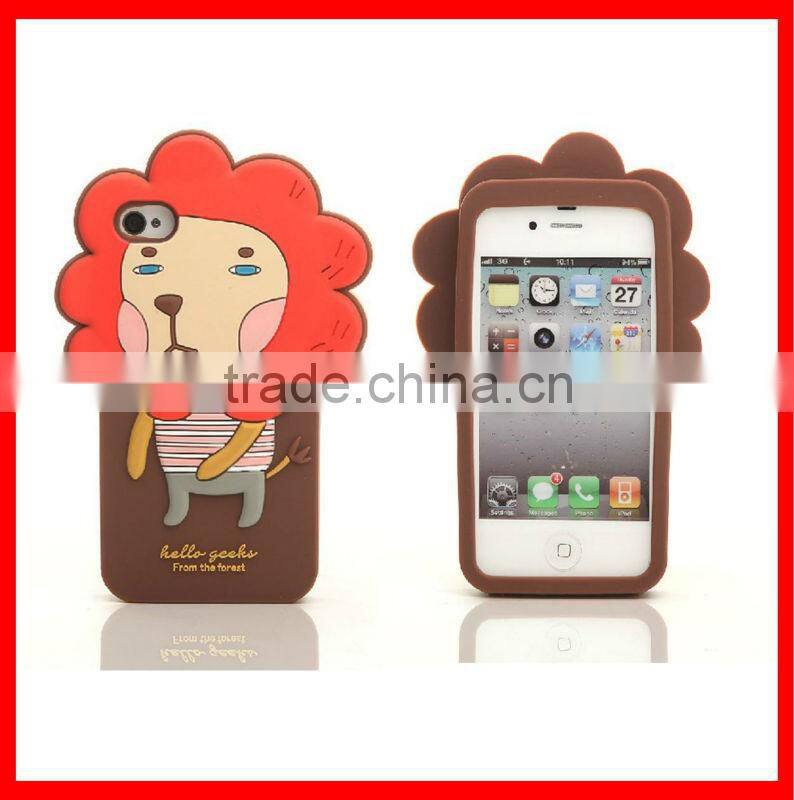 high quality new design 3D mobile phone silicone case
