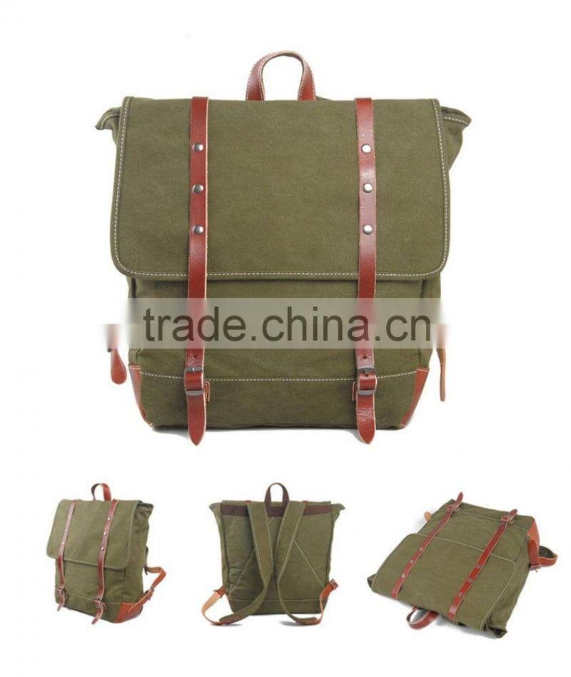 China wholesale RS-104-1 canvas student backpack school bag high school bag