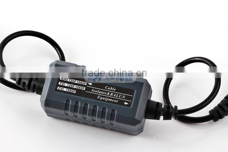 HD Coaxial Ground Loop Isolator HD CVI/AHD/TVI Video Balun BNC Male to Female Anti-jamming