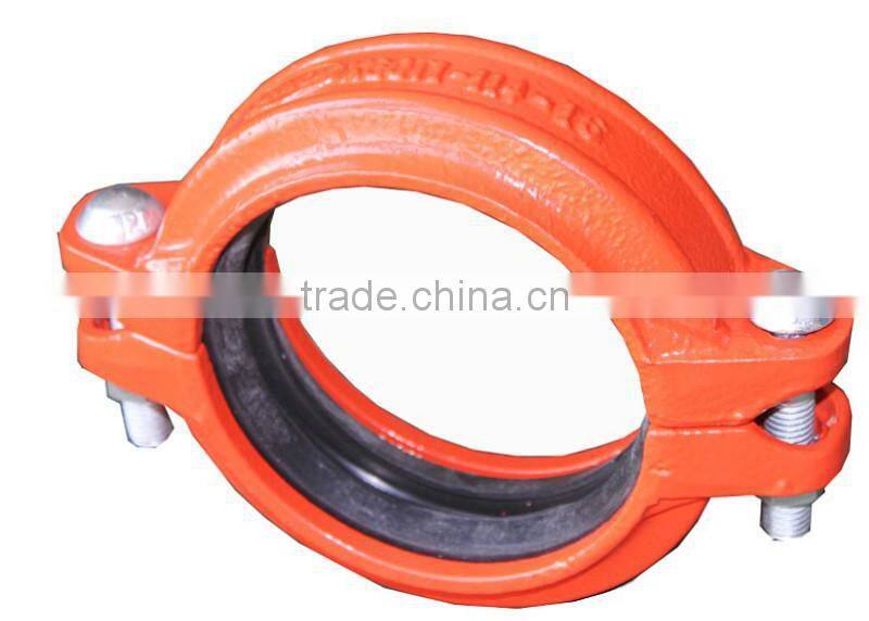 1"-12"Ductile Iron Pipe Fittings flexible Coupling made in china/UL fire barrier caulk