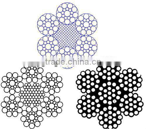 6x19 Stainless steel wire rope
