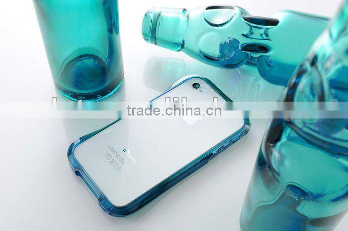 high quality novelty Durable Aluminium Metal Bumper Cover Case for iphone 4 4S