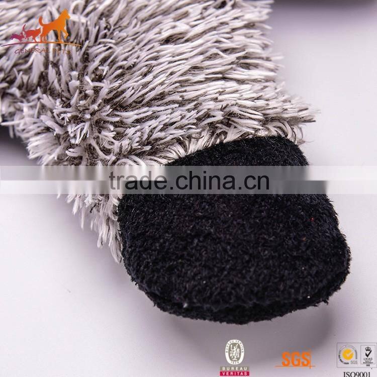 Plush China No Stuffing Raccoon Soft Plush Dog Toys Import Manufacturer