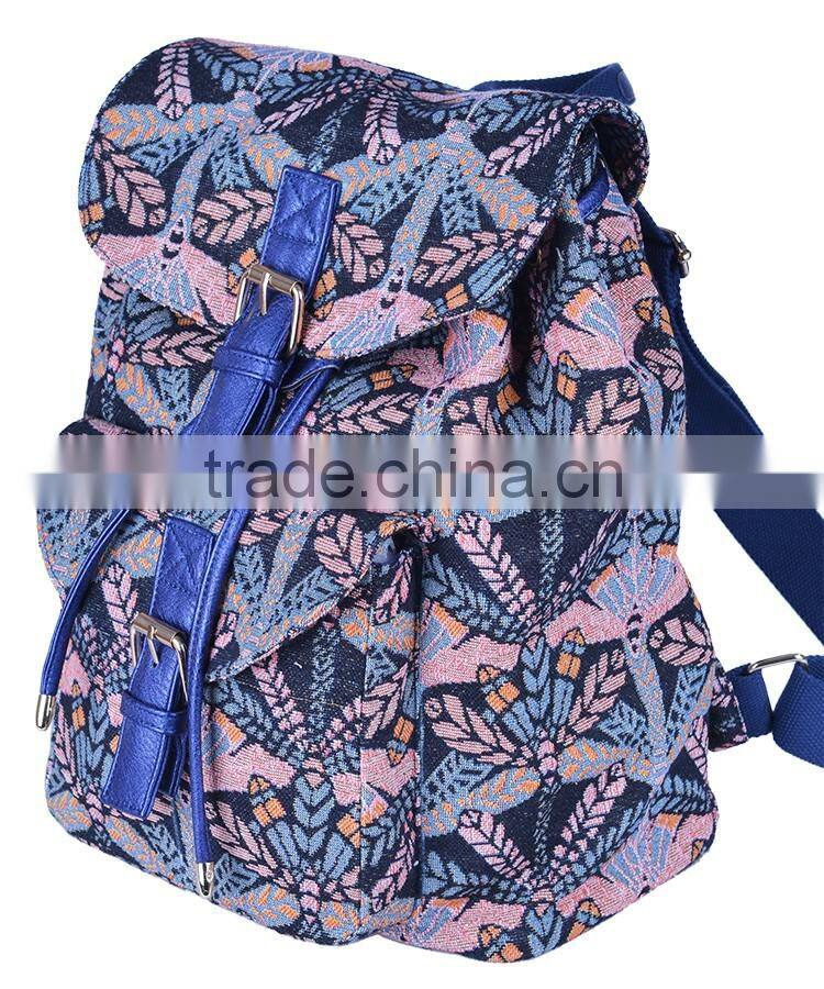 New product 2016 stylish fancy ladies backpack bag