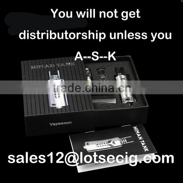 famous Vapesoon Himan tank sub ohm tank atomizer 0.1ohm and 0.5ohm for 20w-150w box mod atomizer