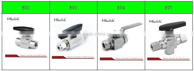 SS316 CNG gun valve, CNG dispenser 3 way ball valve mini ball valve