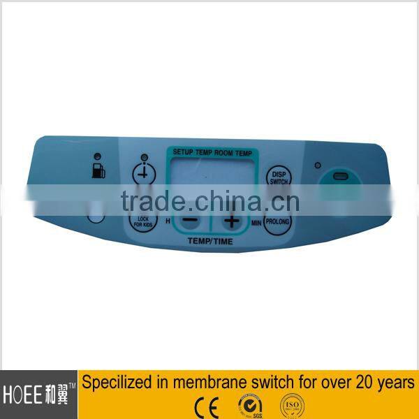 Embossing membrane switches with ISO certificated