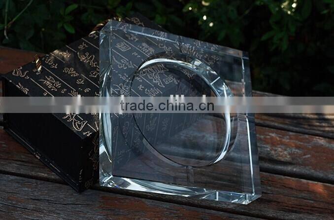High Quality Wholesale Square Crystal Ashtray ASM015