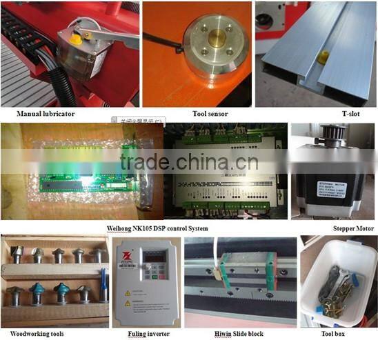 multifunction 3D Artcam vacuum worktable wood door cnc routermachine