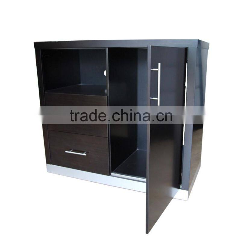 king nightstand with solidwood veneer and HPL top