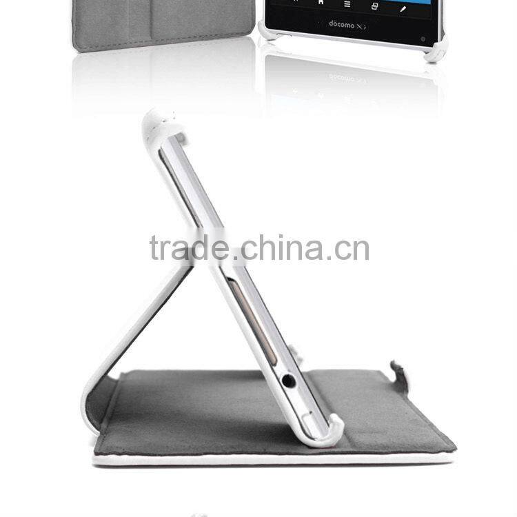 2014 new products covers for tablets case for Sharp AQUOS PAD SH-06F