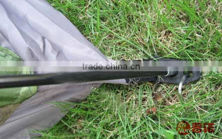 4 person single layer wind resistant camping tent