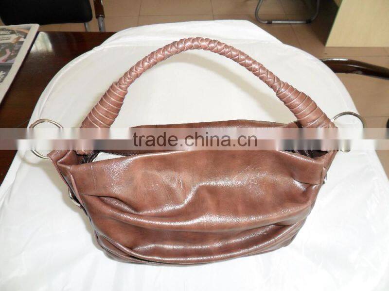 Wax fabric new style cheap shoulder and tote handbag from China manufacturer for African wax fabric handbag