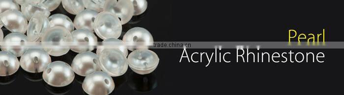 Fancy Color Octagon Pointback Acrylic Diamond Stone Decoration