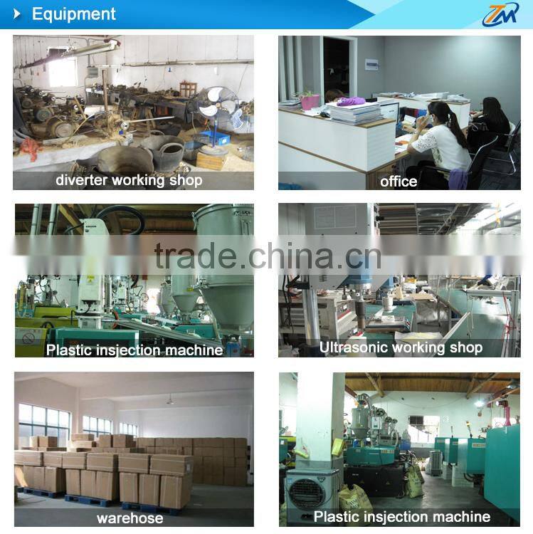 TM-2409 ultrathin 3 functions plastic hand shower bathroom chrome button shower head