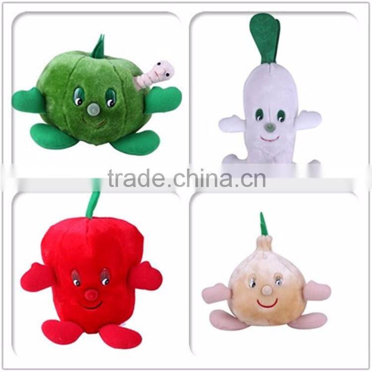 Promotion Cute Baby Pillow Toys Custom Plush Soft Fruit Pillow For Sale