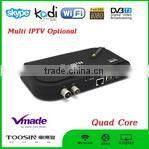 1080P Quad Core Amlogic S805 Android DVB-T2 TV BOX Smart Hybrid Set-top Box
