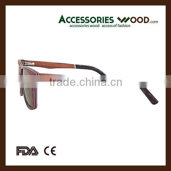 2016 Wood Sunglasses with Polarized and Coating Lenses High Quality Wood Eyewear