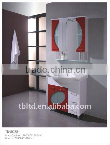 Cheap colorful PVC bathroom furniture