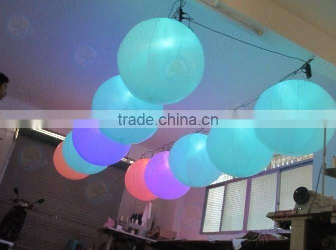 LED light inflatable sphere