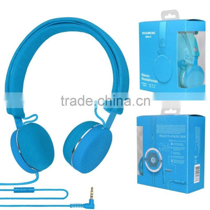 China supplied cheap folding headphone quality earphones
